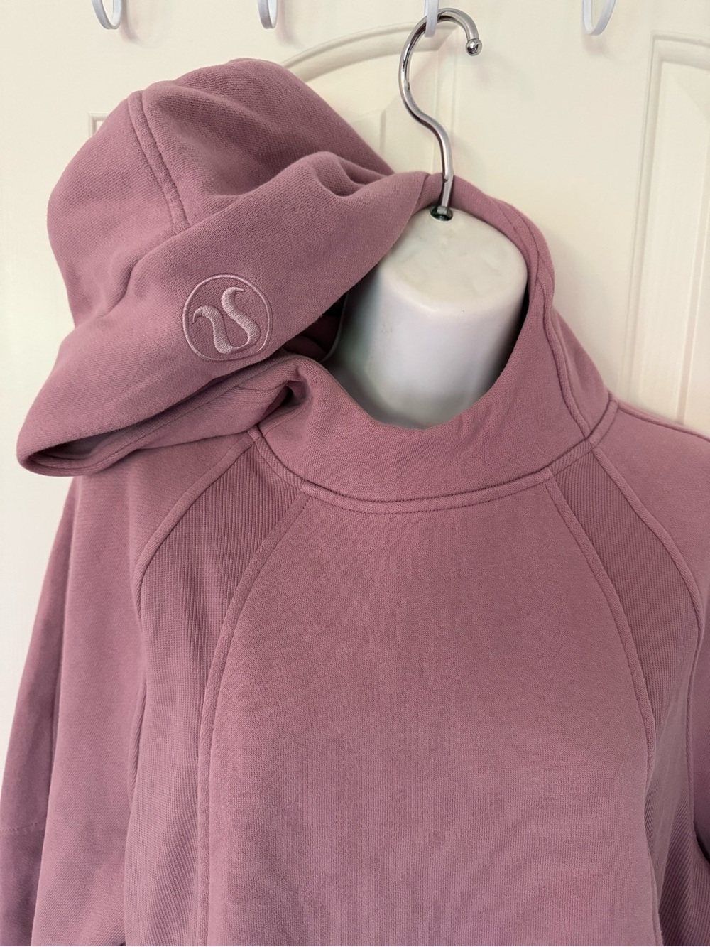 lululemon athletica Dusty Rose Mauve Scuba hoodie/Hooded Pullover